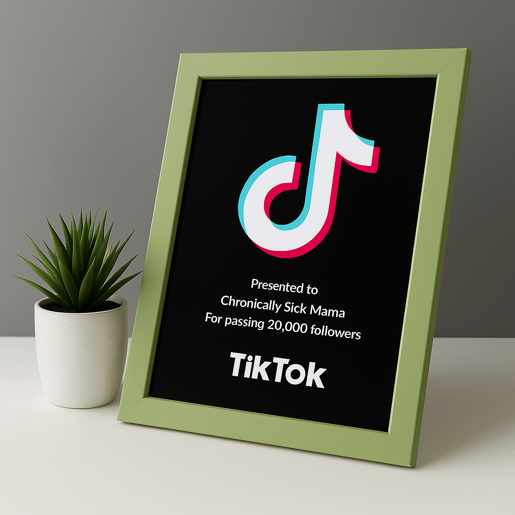 TikTok Award Frame - Plaque To Reality