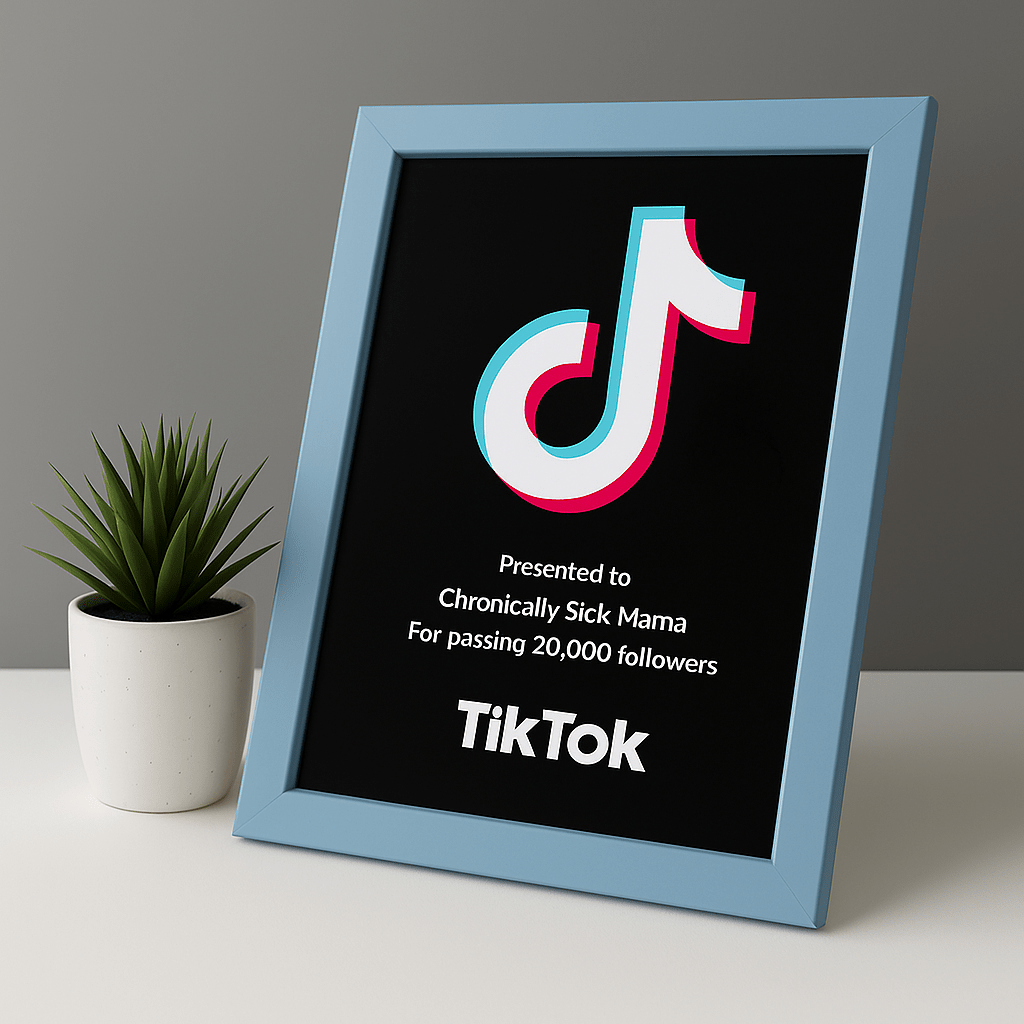 TikTok Award Frame - Plaque To Reality