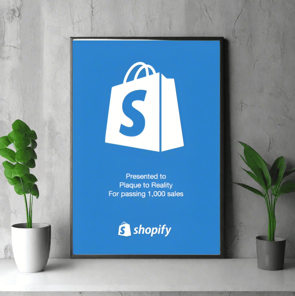 Shopify Award Blue