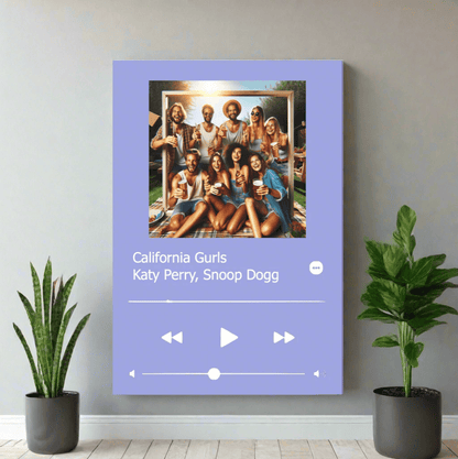 Apple Music Plaque Bubblegum Blue