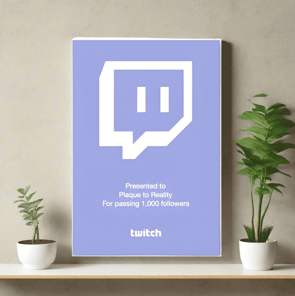 Twitch Award Bubblegum Blue