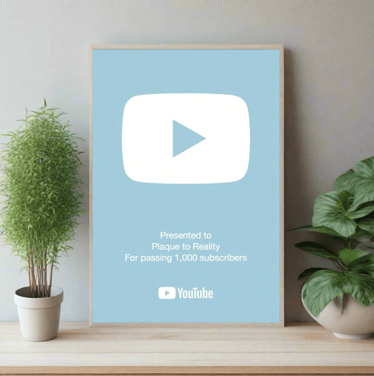 YouTube Play Button Award Candy Floss