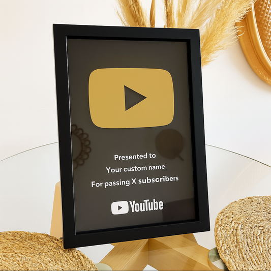 YouTube Play Button Frame