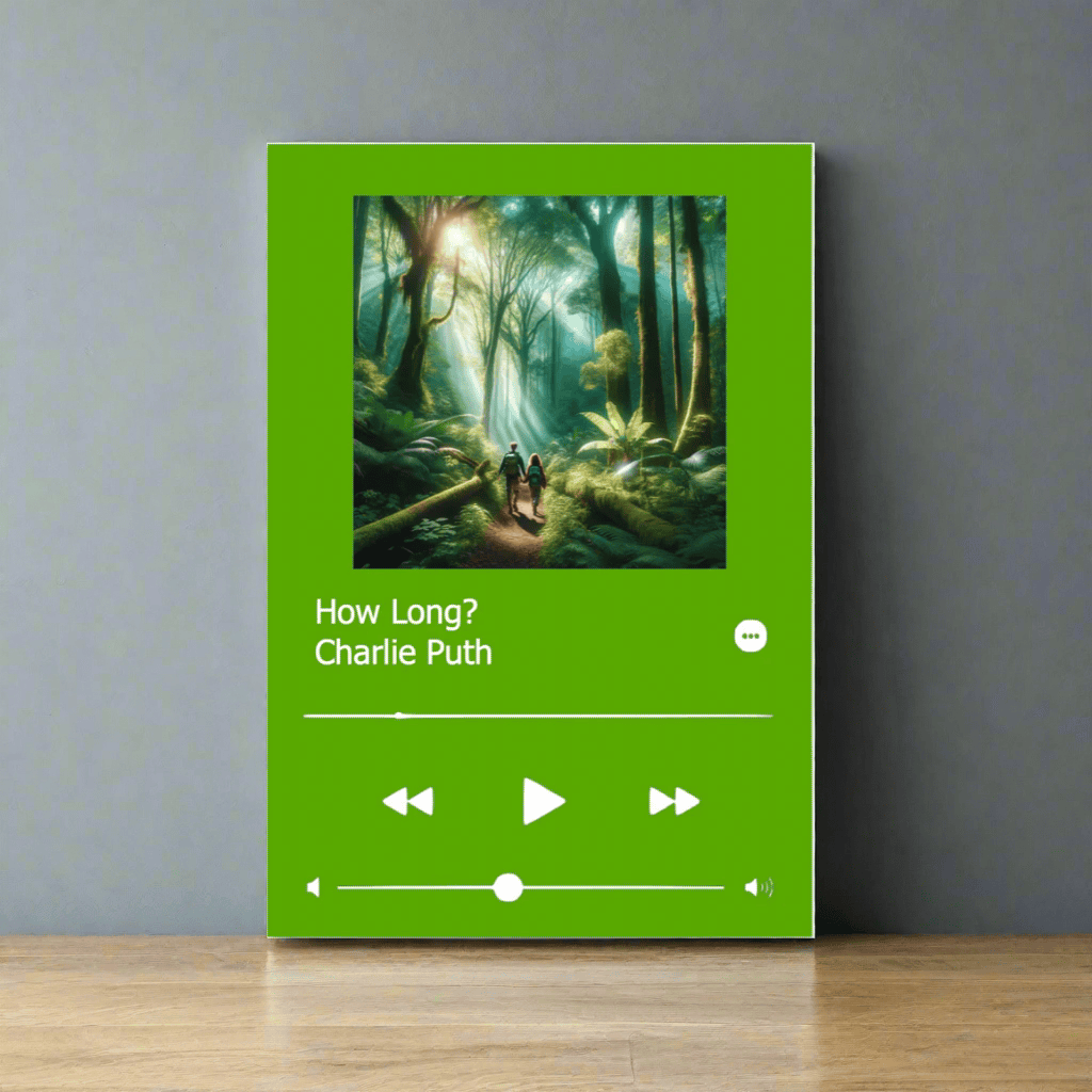 Apple Music Plaque Green