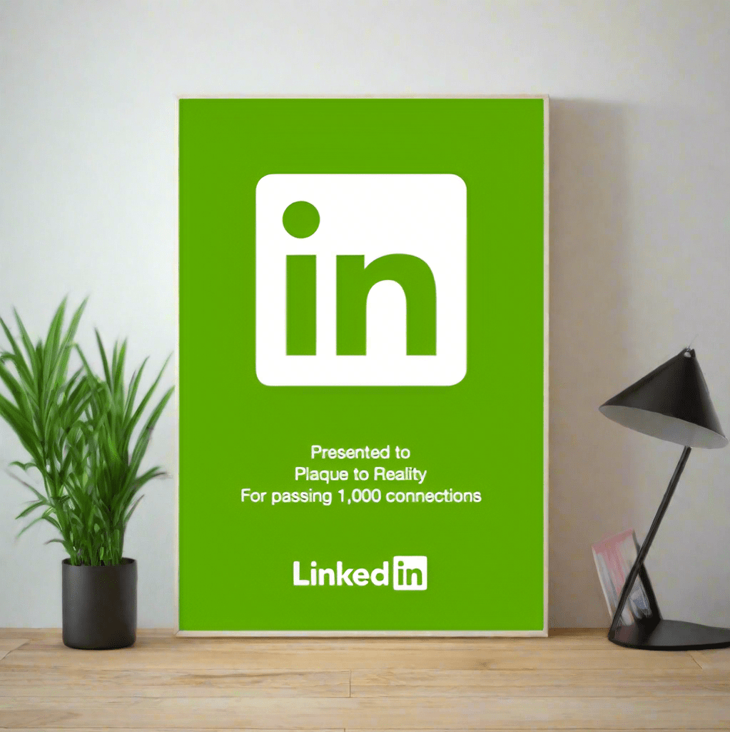 LinkedIn Award Green