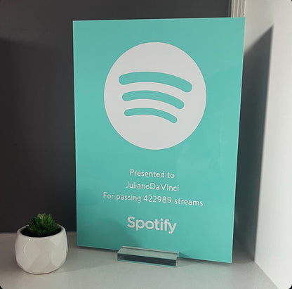 Spotify Music Streaming Award - Spearmint Green