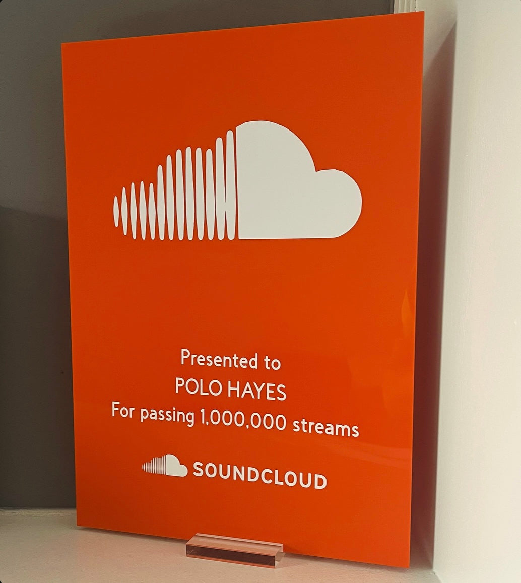 Large Orange Soundcloud Award