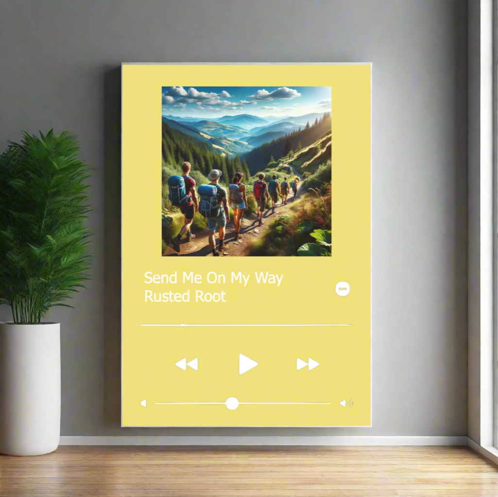 Apple Music Plaque Lemon