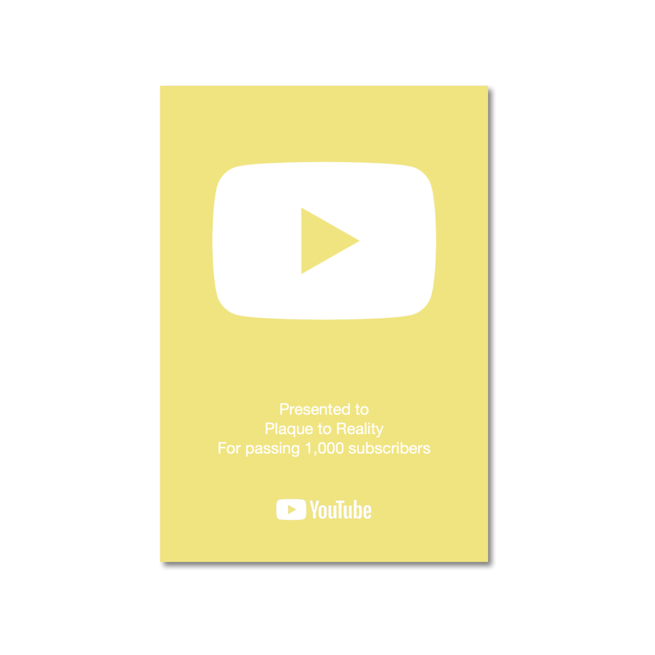 Lemon Sherbet YouTube Play Button Award