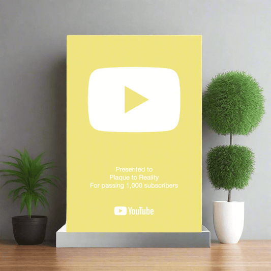 YouTube Play Button Award Lemon