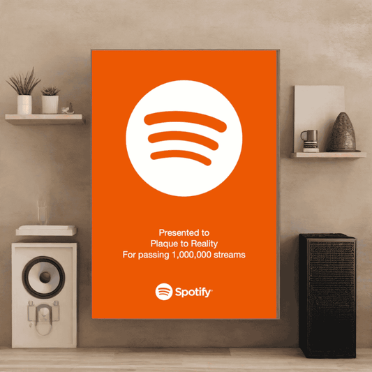 Spotify Streaming Award Orange