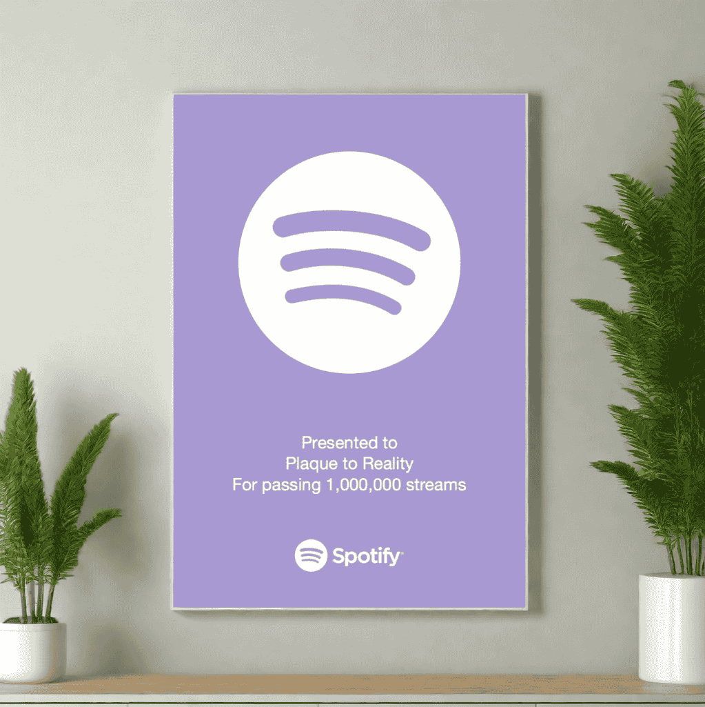 Spotify Streaming Award Parma Violet