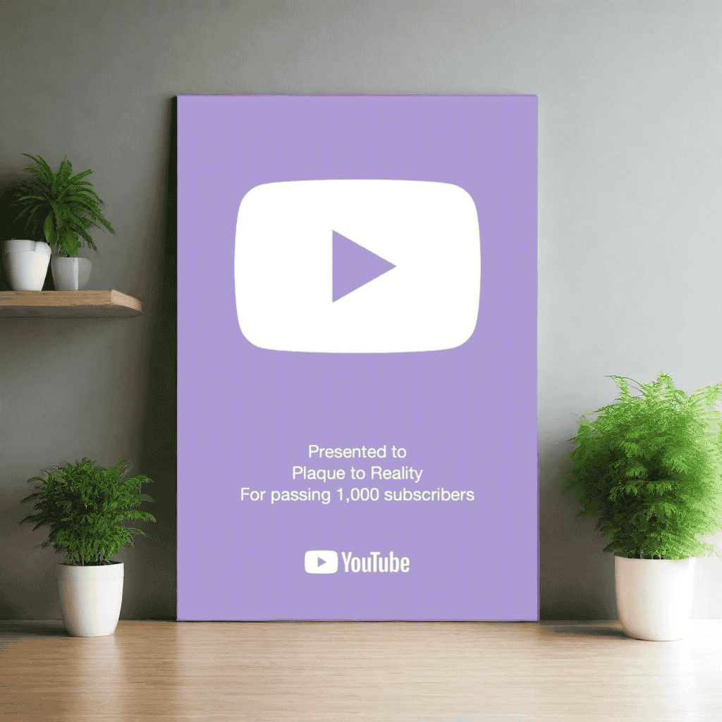 Parma Violet YouTube Play Button Award