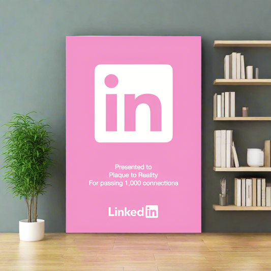 Pink LinkedIn Award