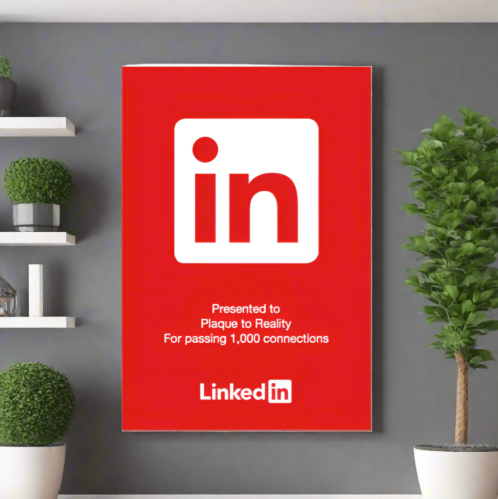 LinkedIn Award Red