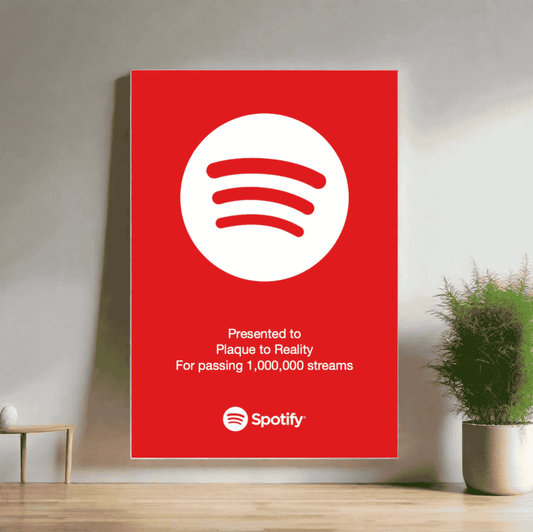 Spotify Streaming Award Red