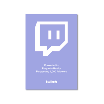 Large Twitch Streaming Award