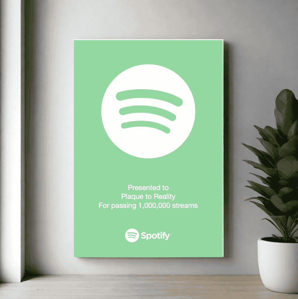 Spotify Streaming Award Spearmint Green