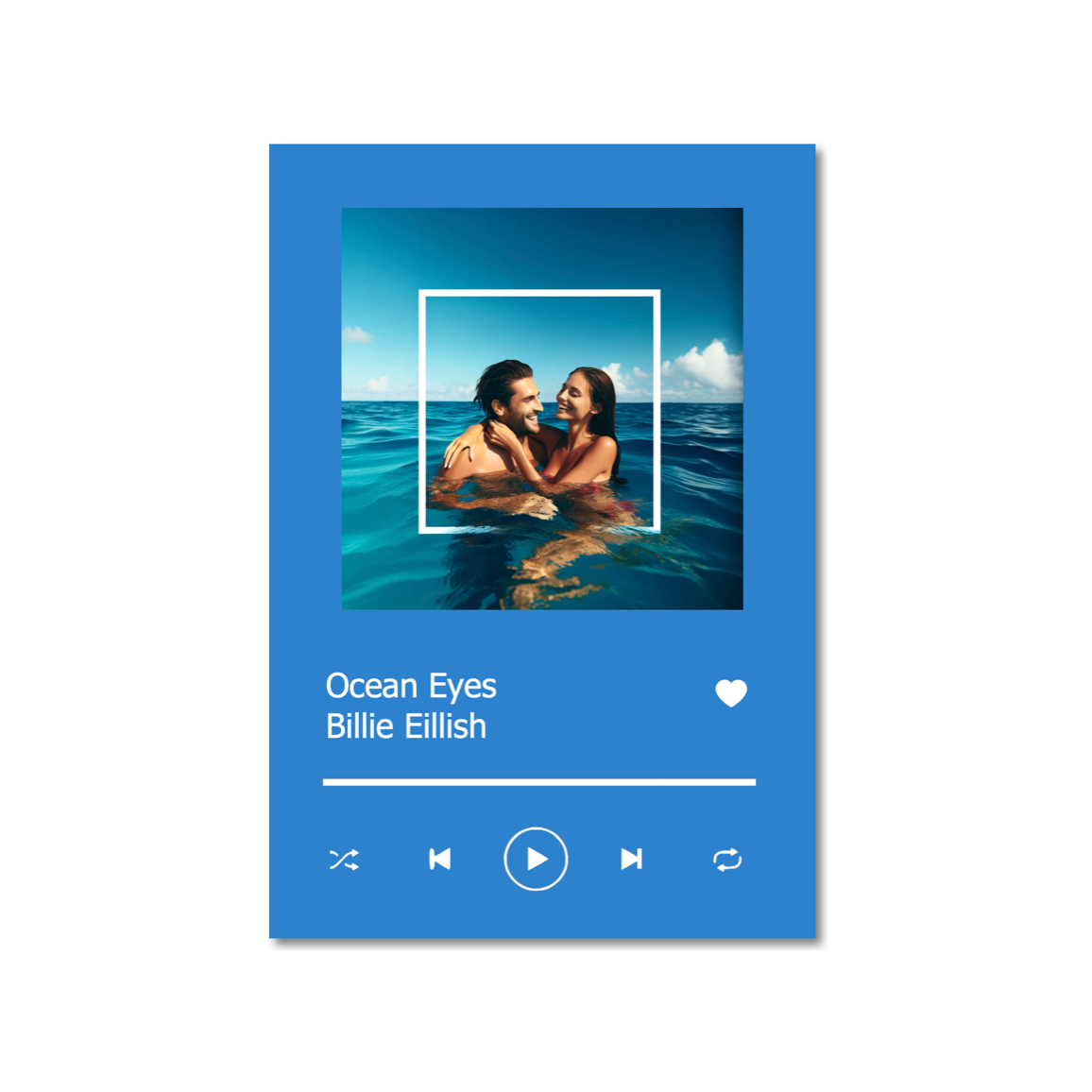 Spotify Plaque Blue