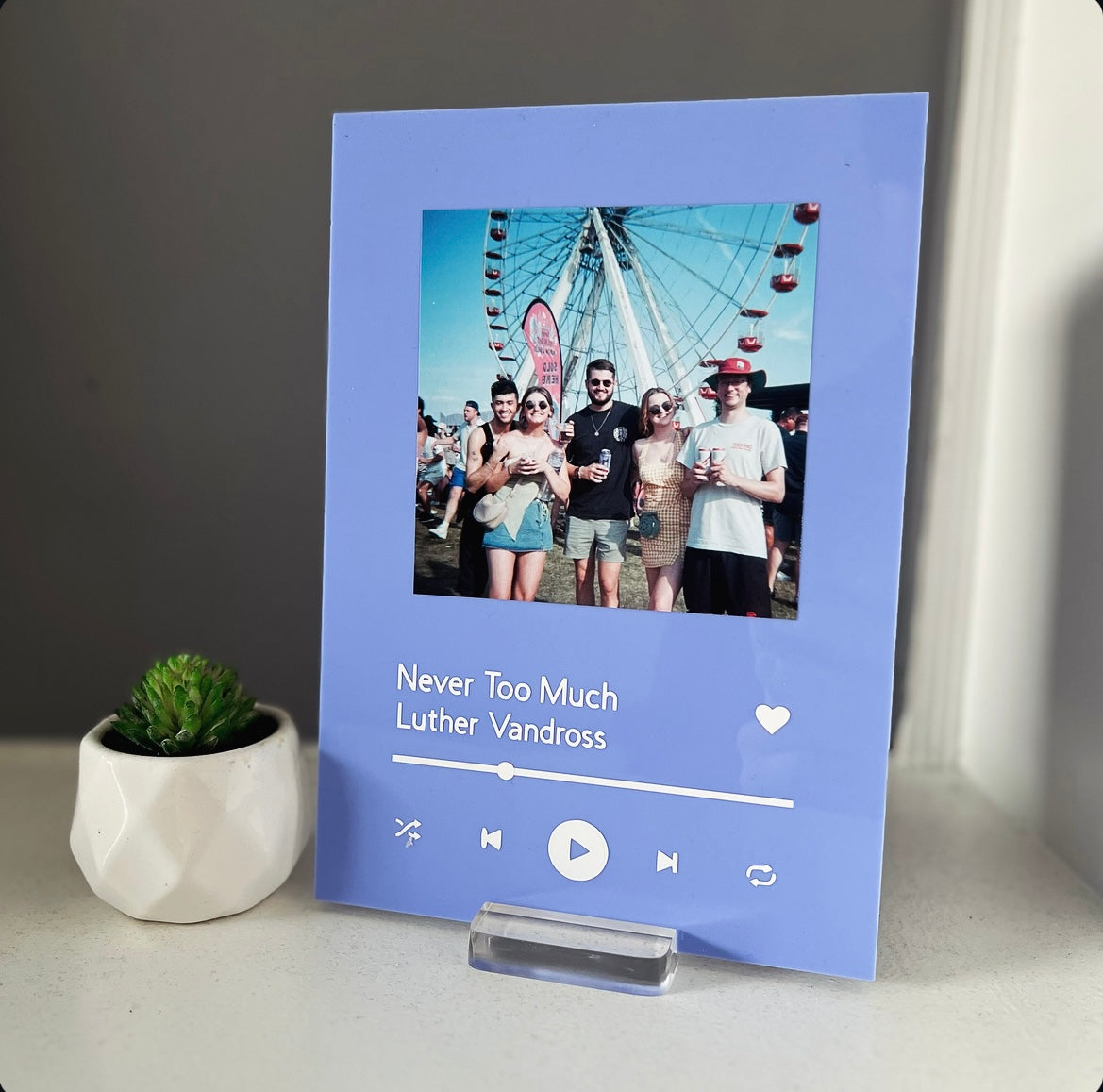 Spotify Plaque Bubblegum Blue