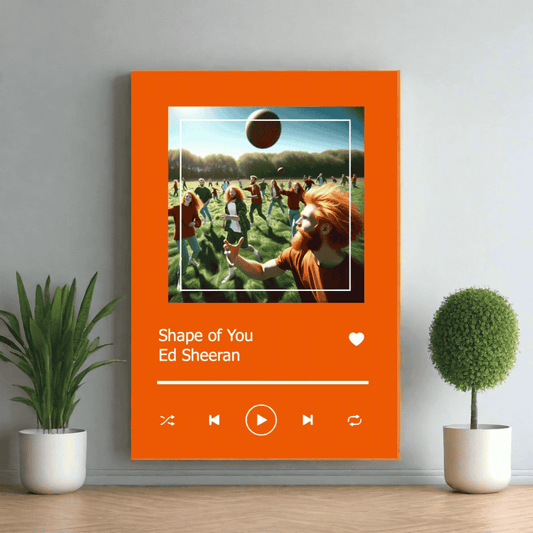 Spotify Plaque Orange