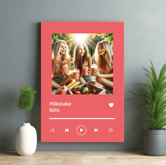 Spotify Plaque Raspberry Sherbet