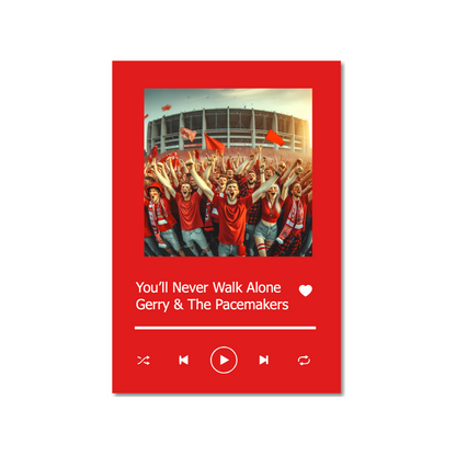Spotify Plaque Red