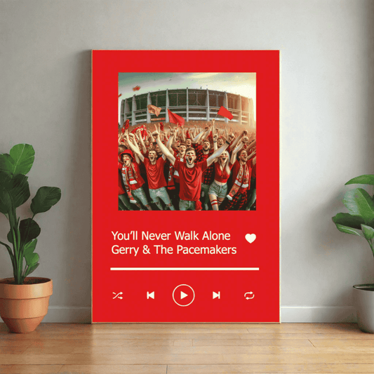 Spotify Plaque Red