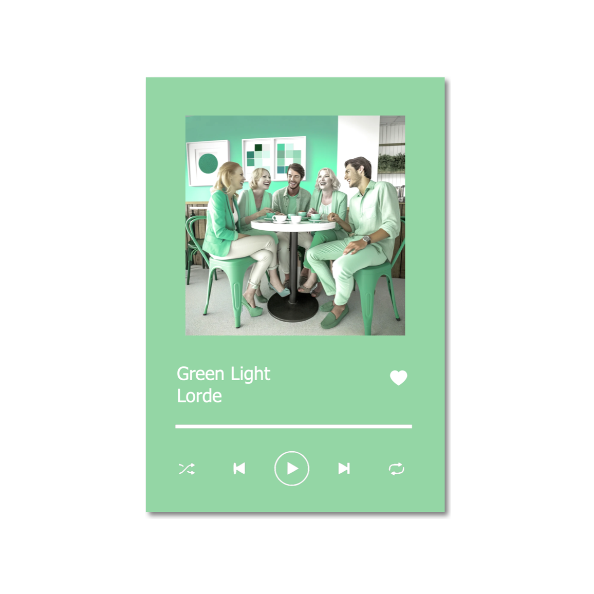 Spotify Plaque Spearmint Green