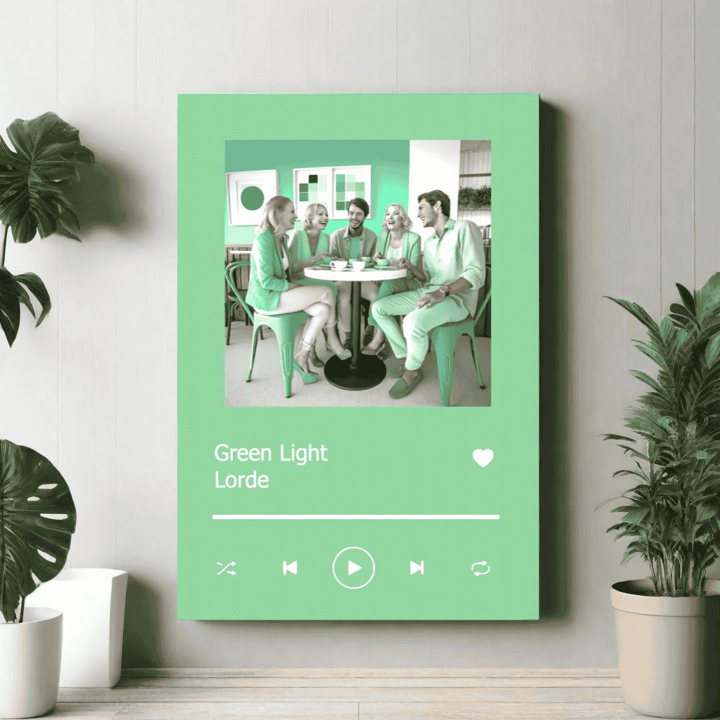 Spotify Plaque Spearmint Green