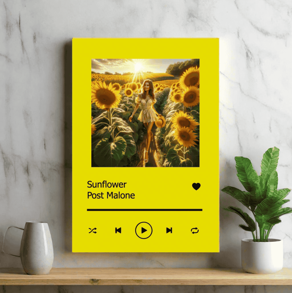 Spotify Plaque Yellow