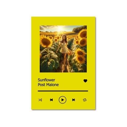 Spotify Plaque Yellow