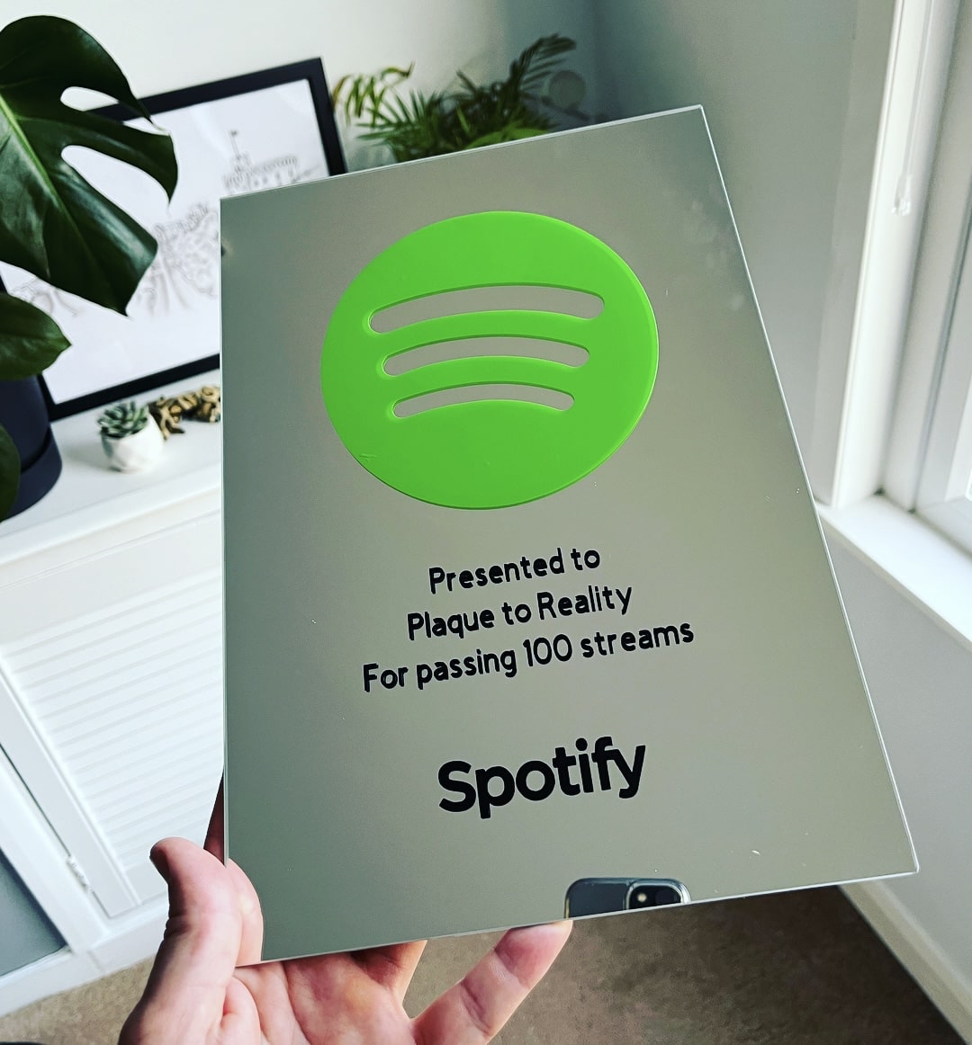 Spotify Streaming Award Mirror