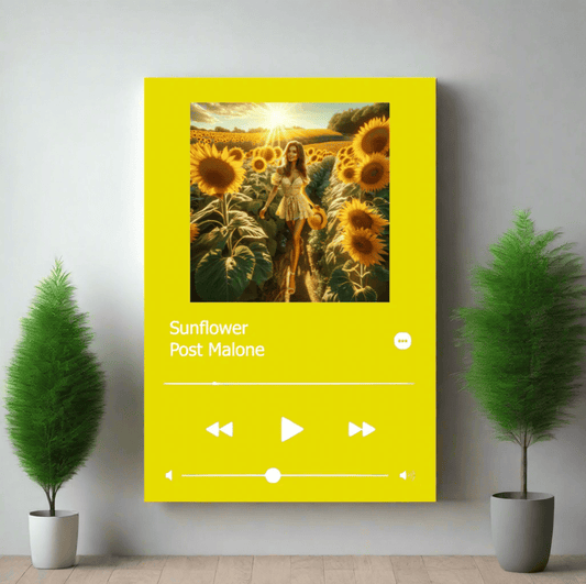 Apple Music Plaque Yellow