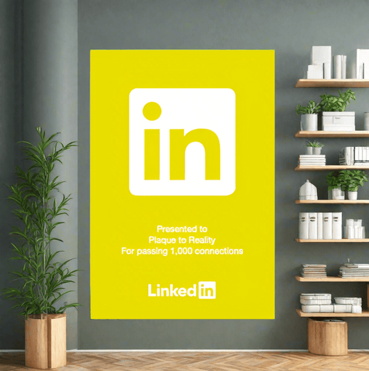 LinkedIn Award Yellow