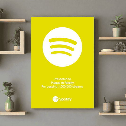 Spotify Streaming Award Yellow