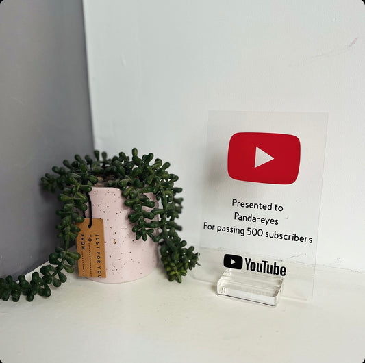 YouTube Play Button Award A6