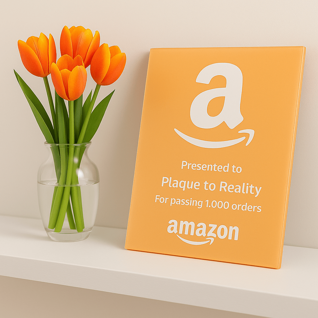 Amazon Award - Plaque To Reality