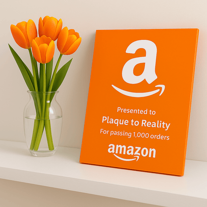 Amazon Award - Plaque To Reality