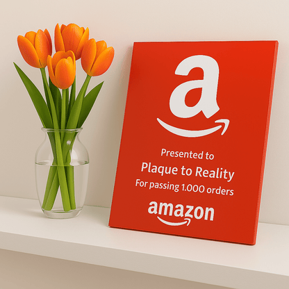 Amazon Award - Plaque To Reality