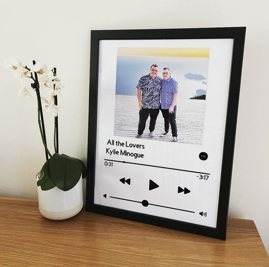 Large Apple Music Frame
