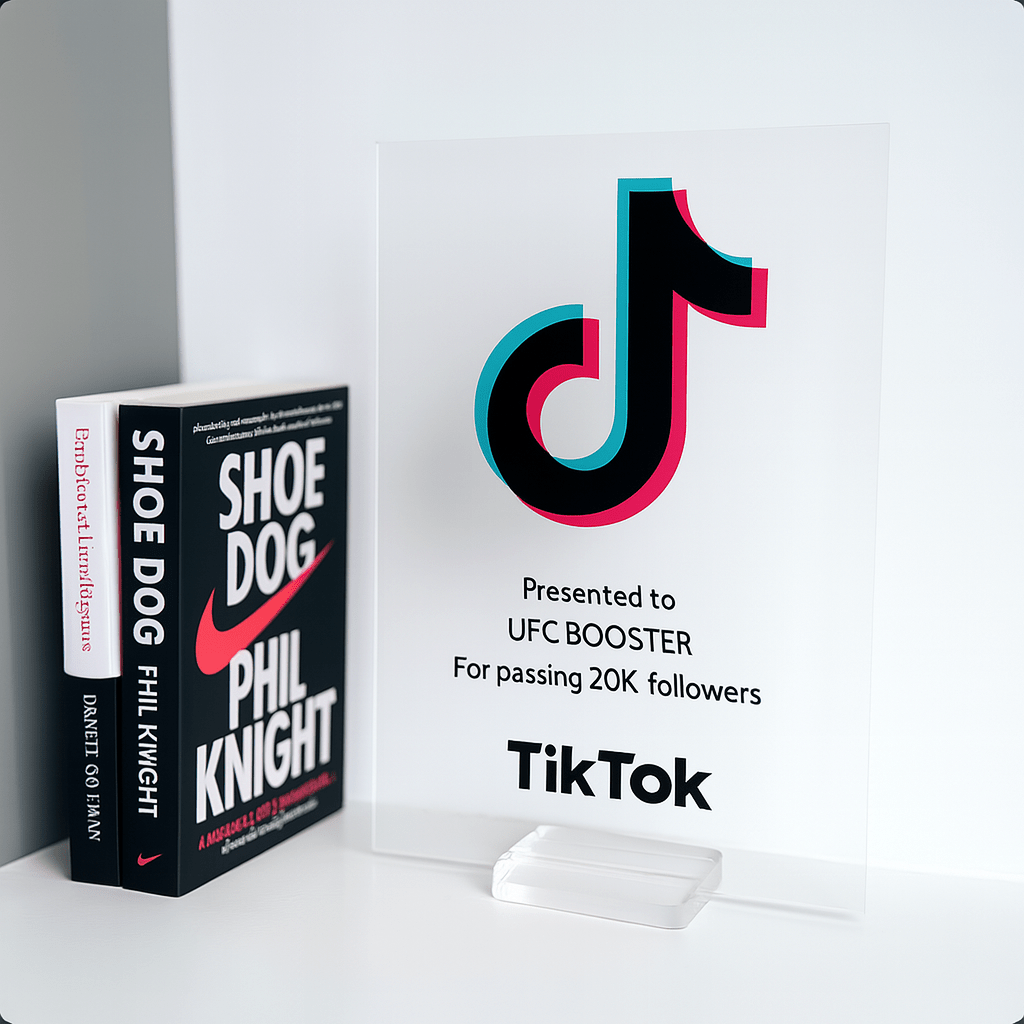 TikTok Award - Plaque To Reality