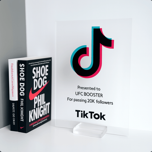 TikTok Award - Plaque To Reality