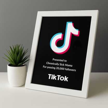 TikTok Award Frame - Plaque To Reality