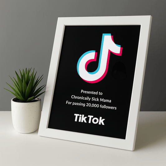TikTok Award Frame - Plaque To Reality