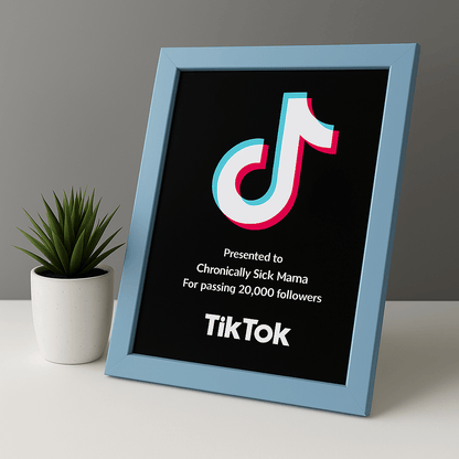 TikTok Award Frame - Plaque To Reality
