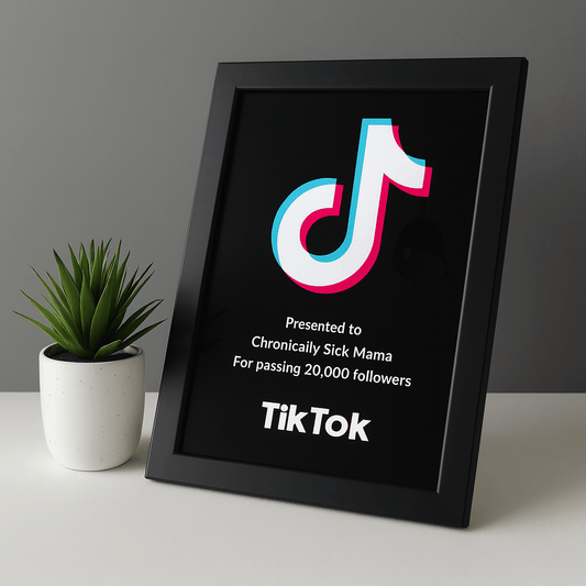 TikTok Award Frame - Plaque To Reality